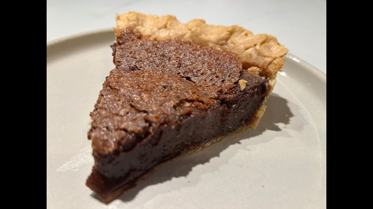 Easy Chocolate Chess Pie