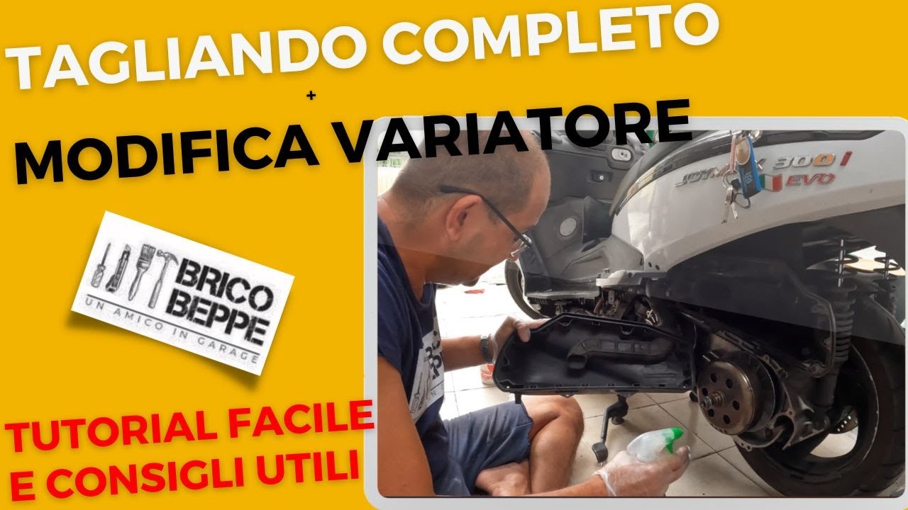 Modifica variatore e tagliando completo Sym Joymax 300 evo