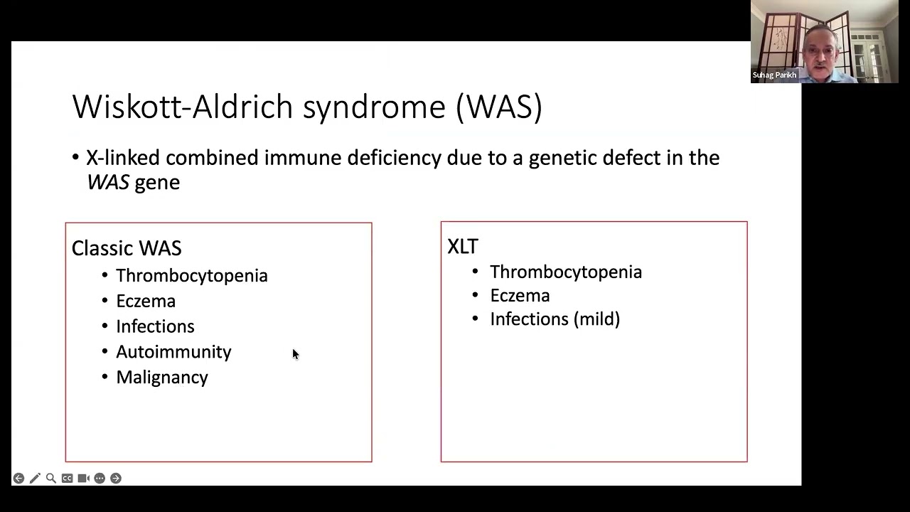 Webinar Clinical Spectrum of WAS Carriers
