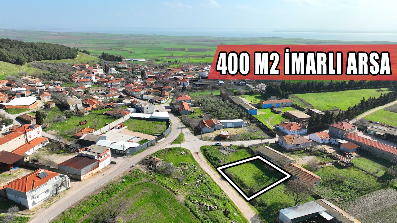 Gönen'de OSB'ye Yakın 400 m2  İmarlı Arsa / Kuş Cenneti ve Bandırma'ya Yakın