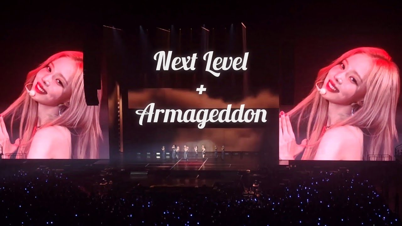 'Next Level' and 'Armageddon' - 2024 aespa LIVE TOUR - SYNK: Parallel Line in BANGKOK Day 1 Fancam