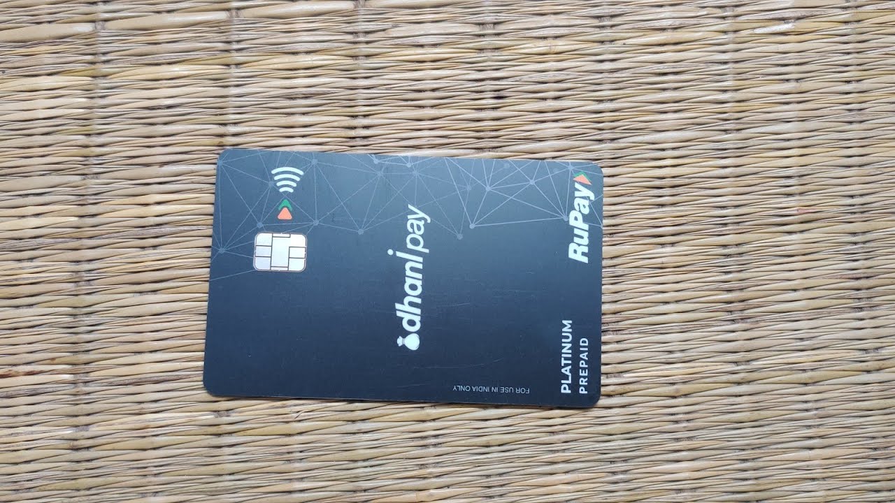 Dhani Pay Card Unboxing - 5% Cash back