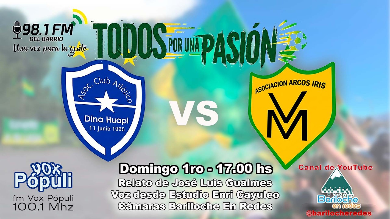 Partido Dina Huapi recibe Arco Iris - 6ta Fecha LiFuBa
