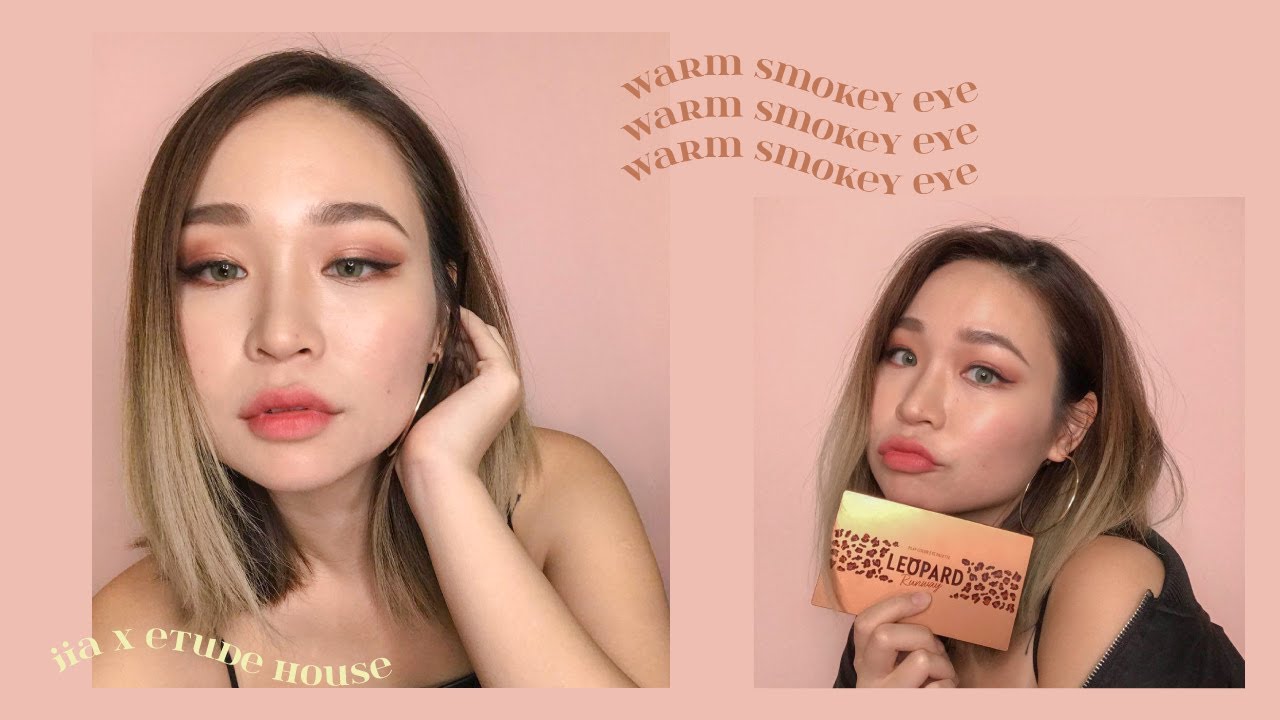 Warm Smokey Eye with Etude House Leopard Runway Palette | Jia × Etude House