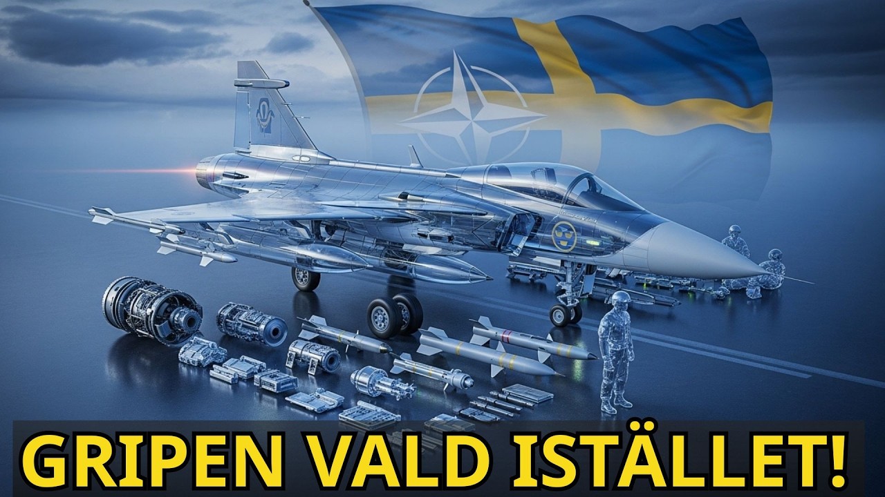 JAS 39 Gripen  Sveriges mest kraftfulla icke smygande stridsflygplan i världen
