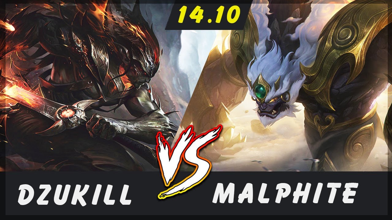 Dzukill - Yasuo vs Malphite TOP Patch 14.10 - Yasuo Gameplay