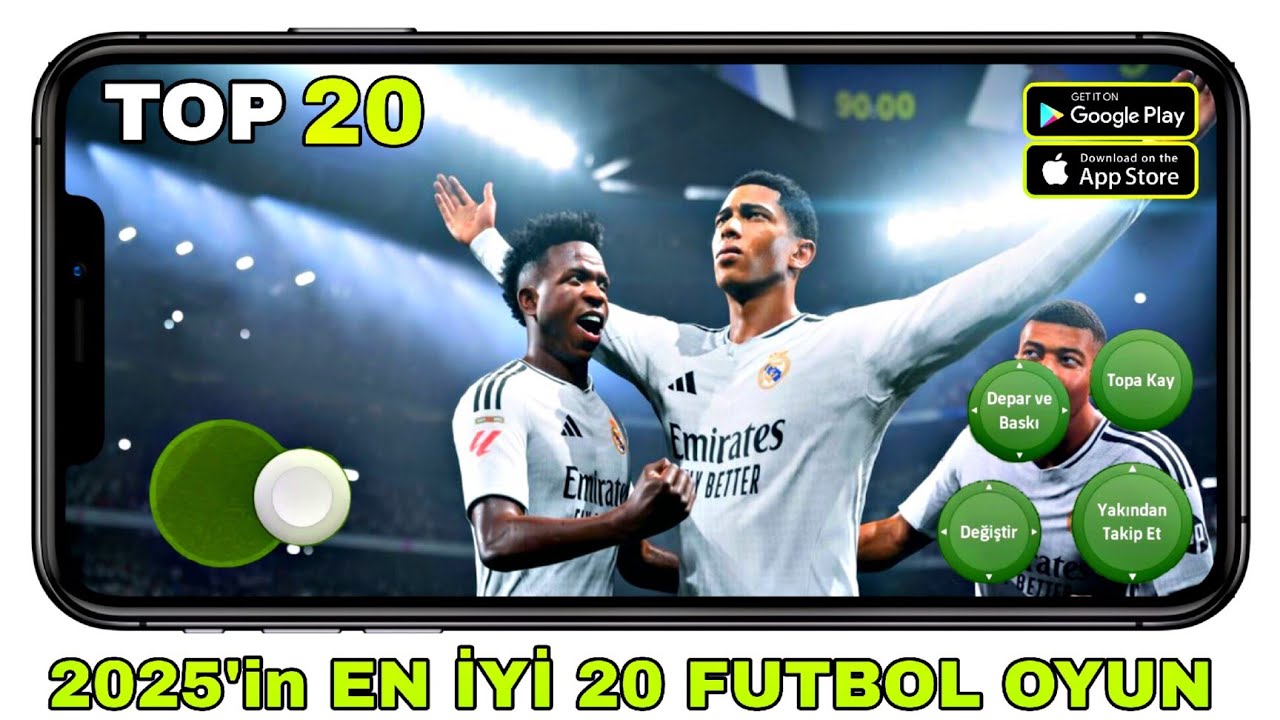 EN İYİ 20 MOBİL FUTBOL OYUN | Güncel Liste ⚽ Android İos Futbol oyunları 2025