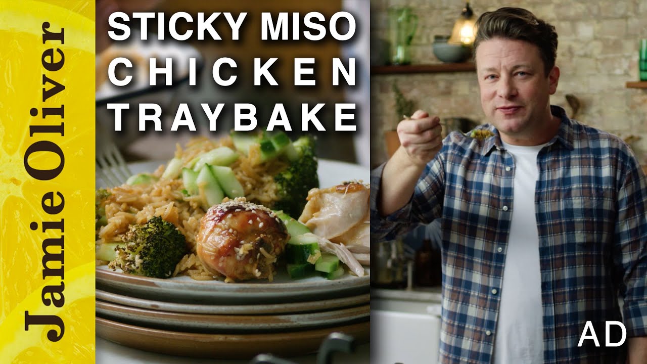 Sticky Miso Chicken Traybake | Jamie Oliver