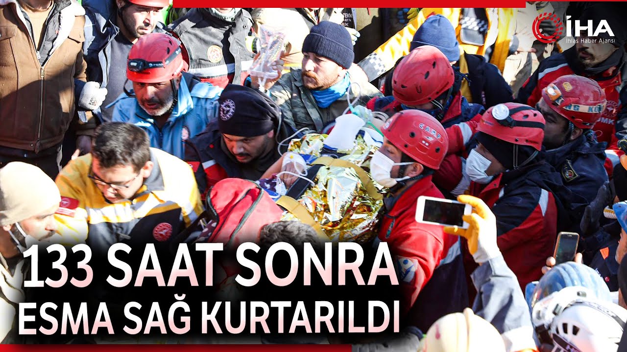 Nurdağı’nda 133 Saat Sonra 13 Yaşındaki Esma Sağ Kurtarıldı