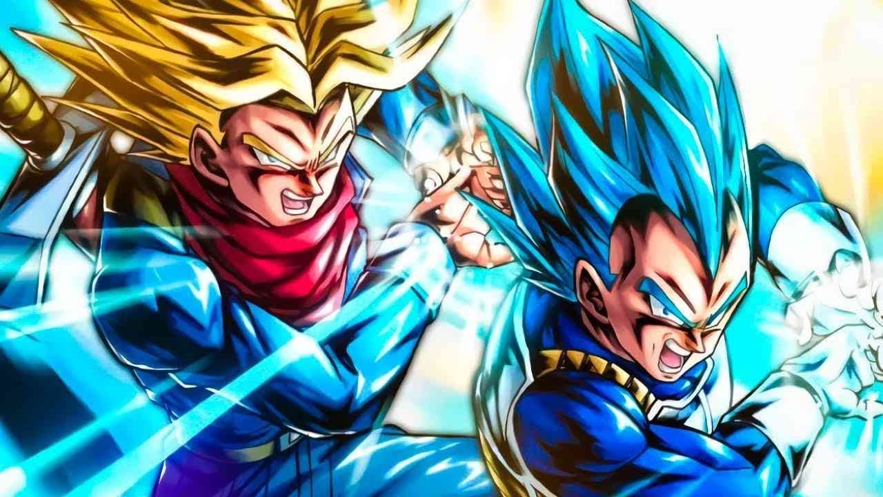pvp with new trunks/vegeta zenkai #shortsfeed #dragonballlegends