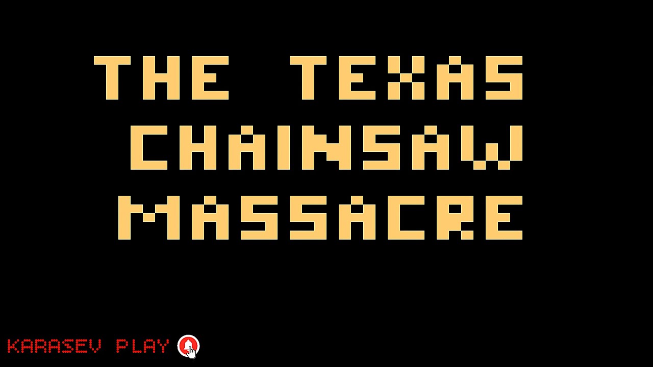 РЕТРО ВЕЧЕРА / Atari 2600 / THE TEXAS CHAINSAW MASSACRE / ЛОВИМ ТУРИСТОВ !