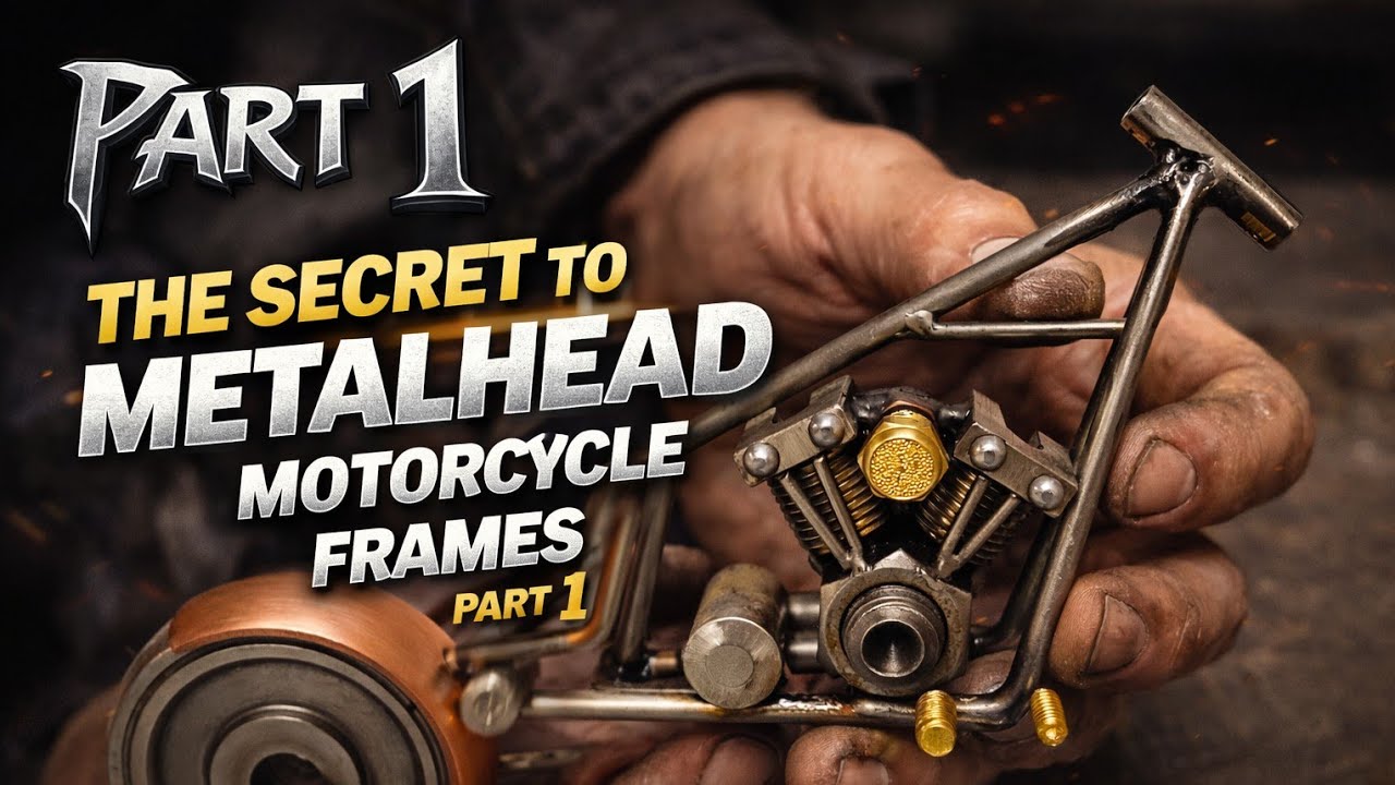 I Built a Motorcycle from Scrap Metal