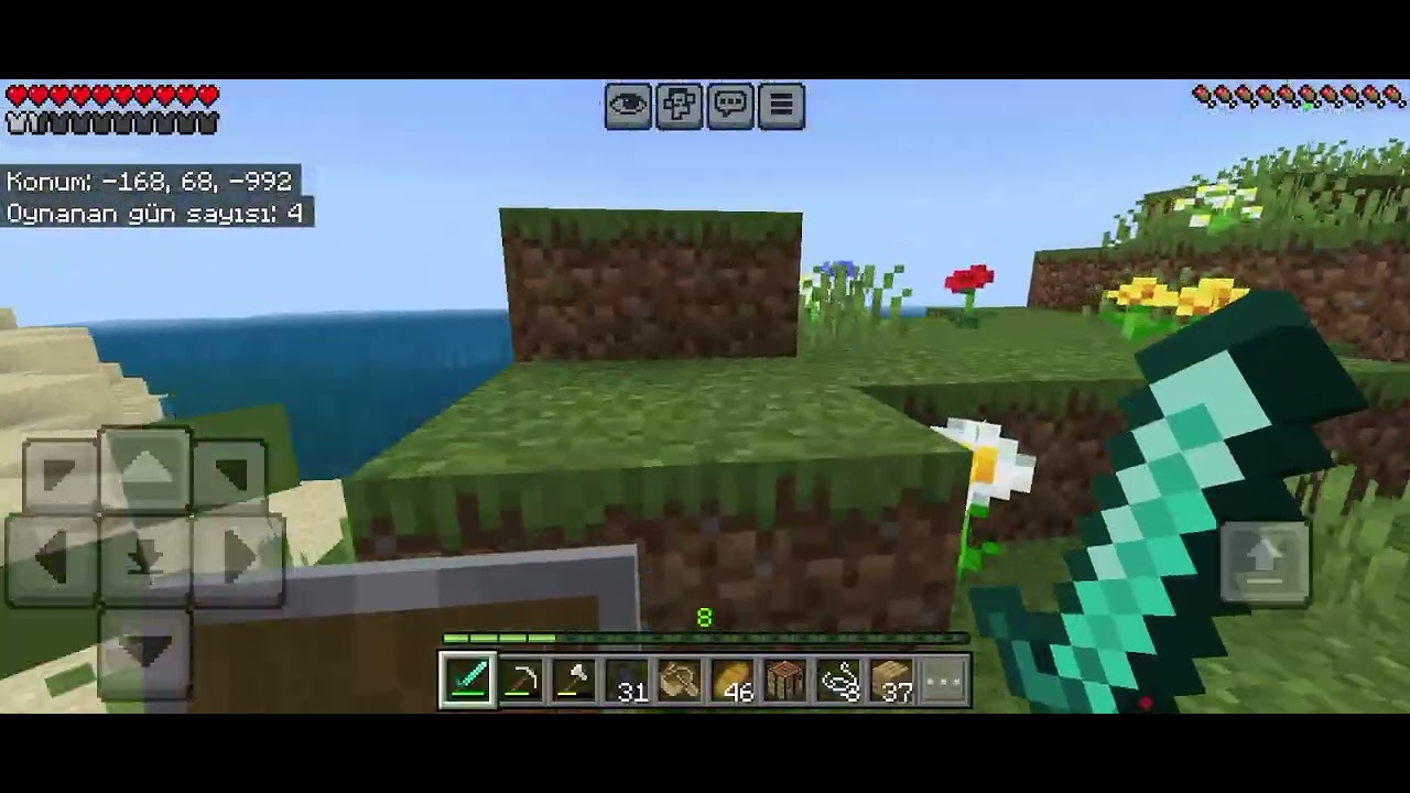Minecraft Survival Bölüm 2 (dostlar bu arada kapanışı edə bilmədim oyun dondu)