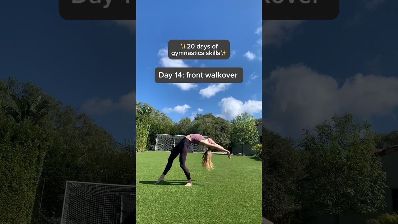 ✨Front walkover tutorial✨ #frontwalkover #tutorial #tumbling #gymnast #gymnastics #cheer #howto