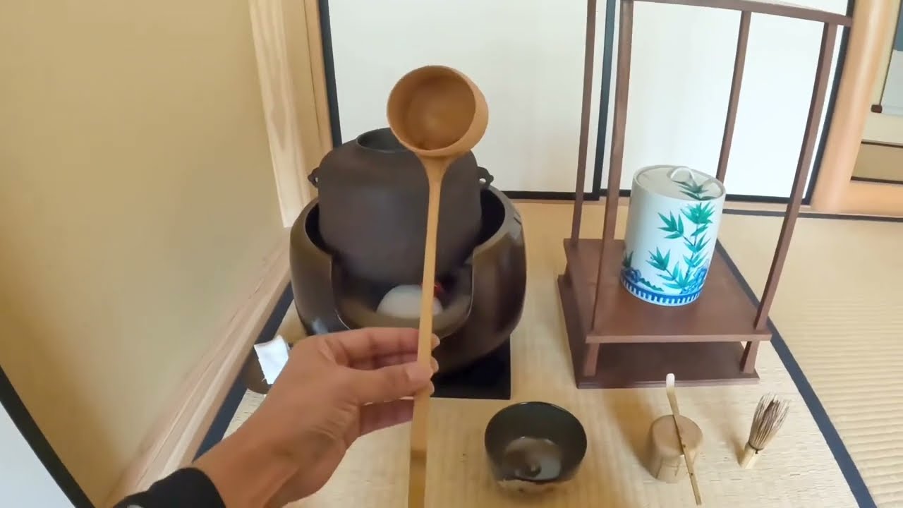 桑小卓　総集編　表千家　栄螺蓋置　Thin tea procedure for Brazier - Kuwakojoku(MulberryDisplayShelf)