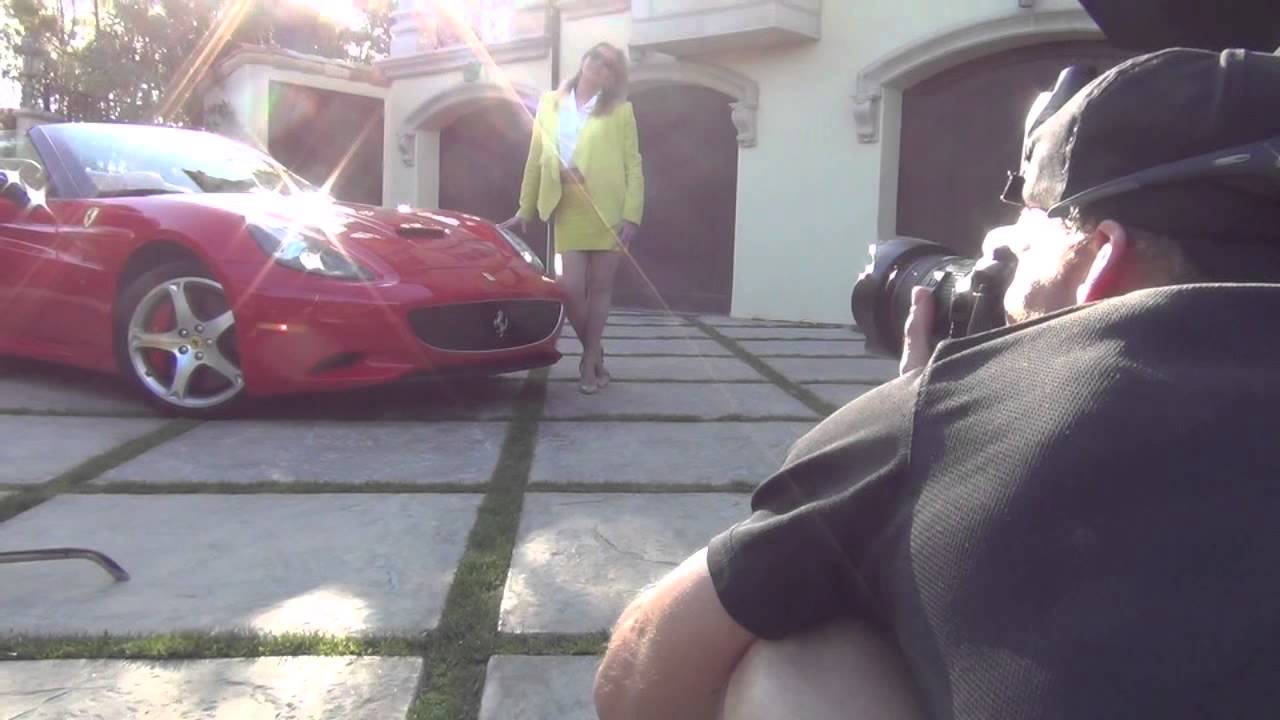 Cheryl Shuman - Ferrari Shoot - Beverly Hills Cannabis Club