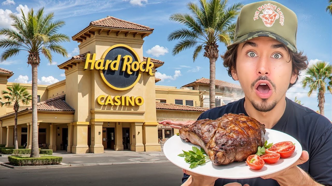 Eating At a Casino For 24 Hours (South Florida Hard Rock)