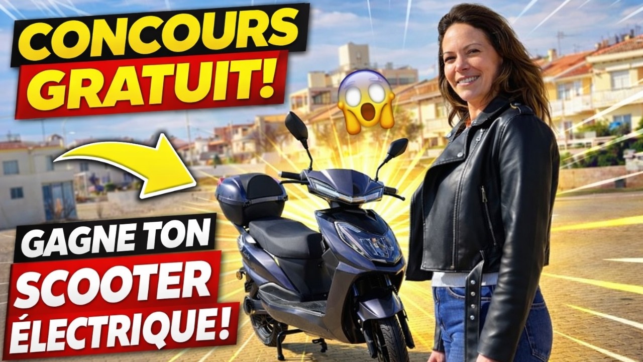 ON FAIT GAGNER UN SCOOTER GRATUITEMENT ! 🎁🔥 (Concours Exceptionnel)