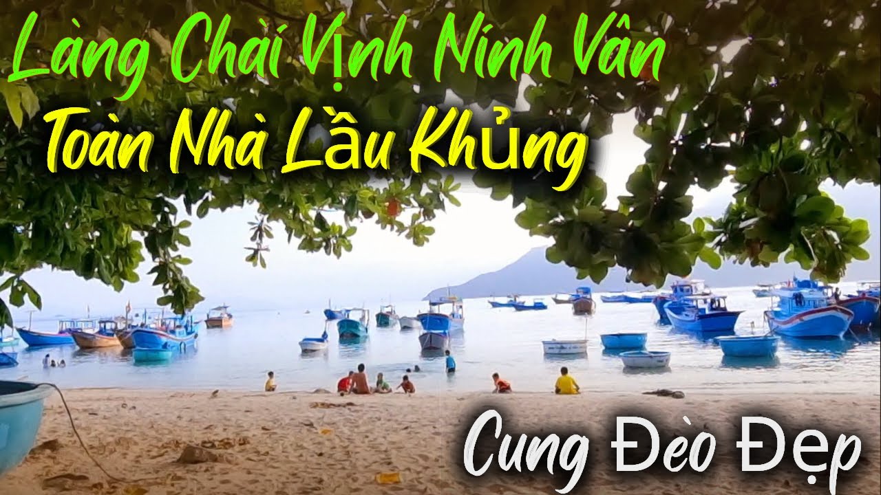 Thăm Làng Chài Ninh Vân,Ninh Hòa.Toàn Nhà Đẹp Khủng Nhà Thành Phố Thua Xa.