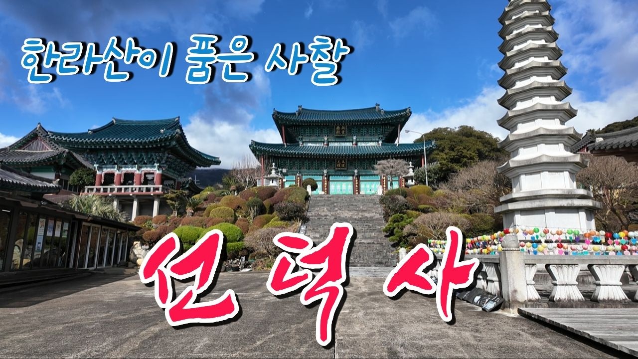 한라산이 품은 사찰,  선덕사. 4K