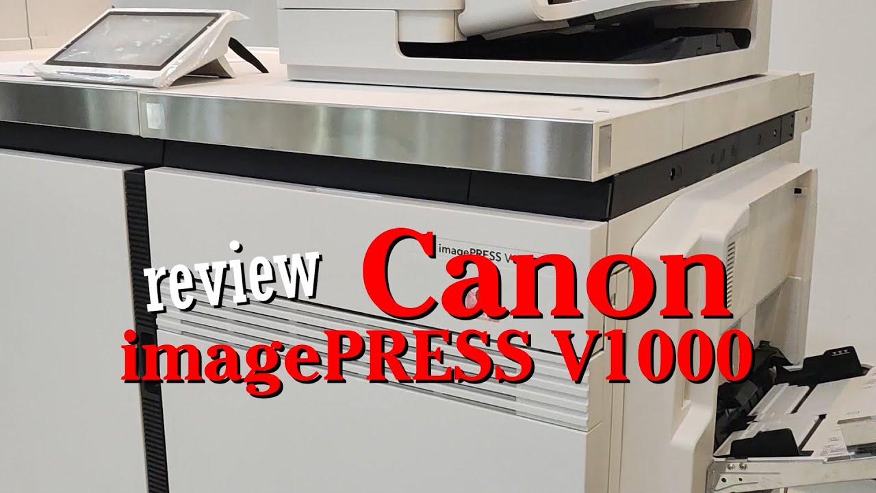 Review CANON imagePRESS V1000 di PT Samafitro