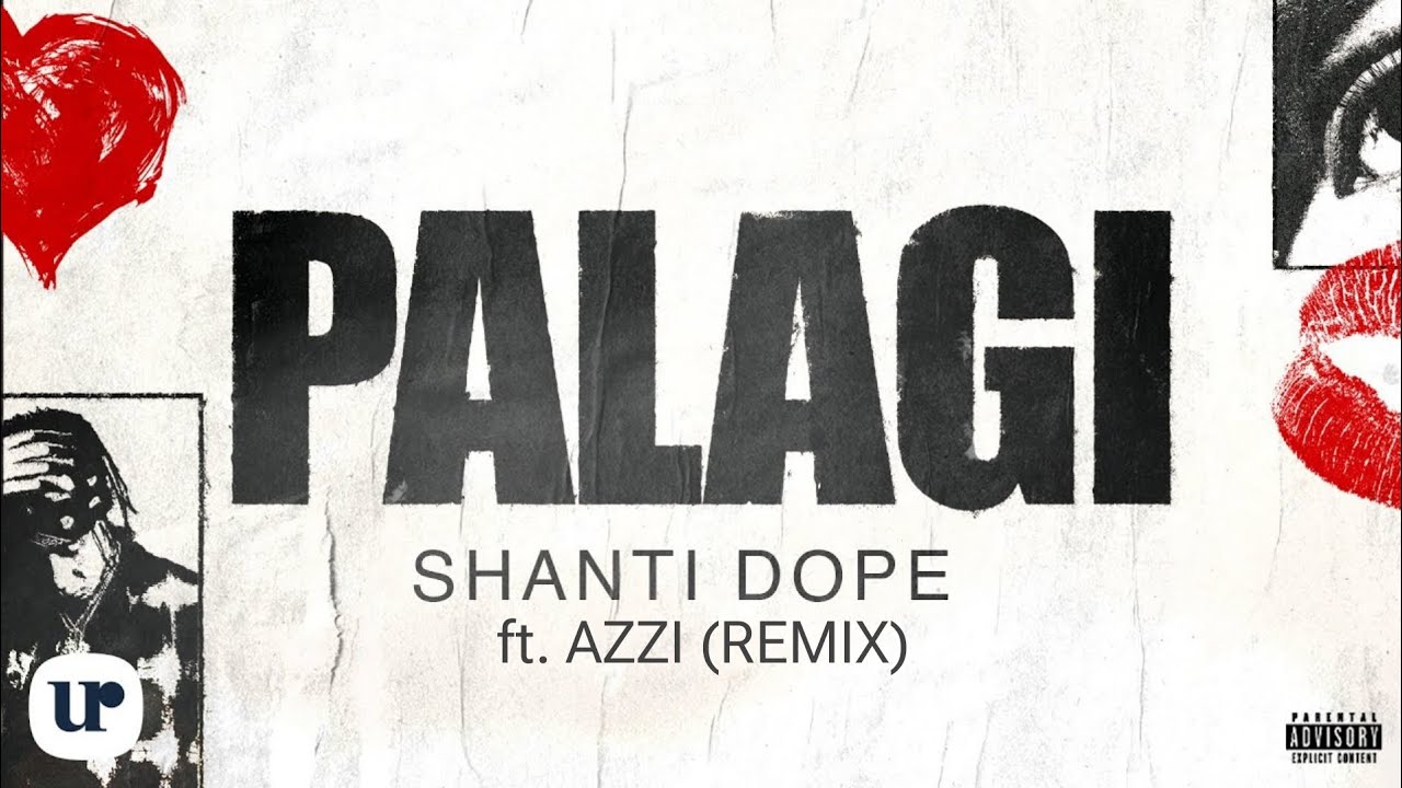 Palagi - Shanti Dope ft. AZZI | Official Lyric Visualizer (REMIX)
