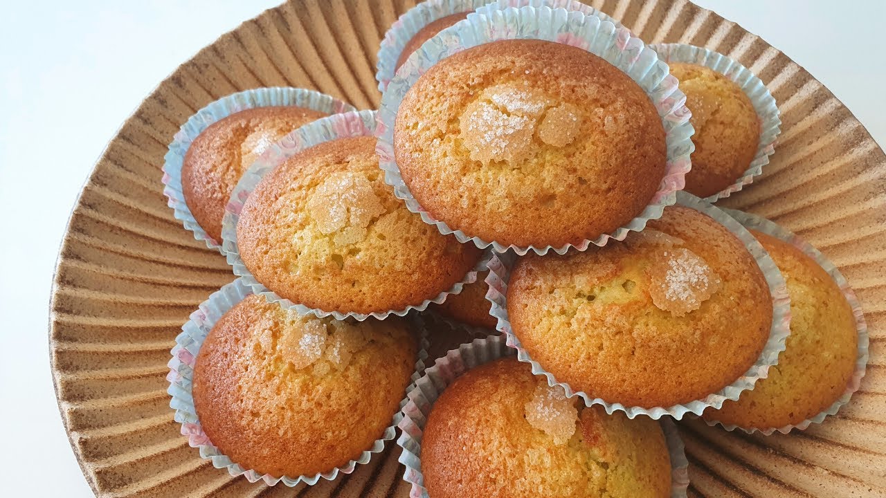 MAGDALENAS de AOVE la receta tradicional más fácil y rápida