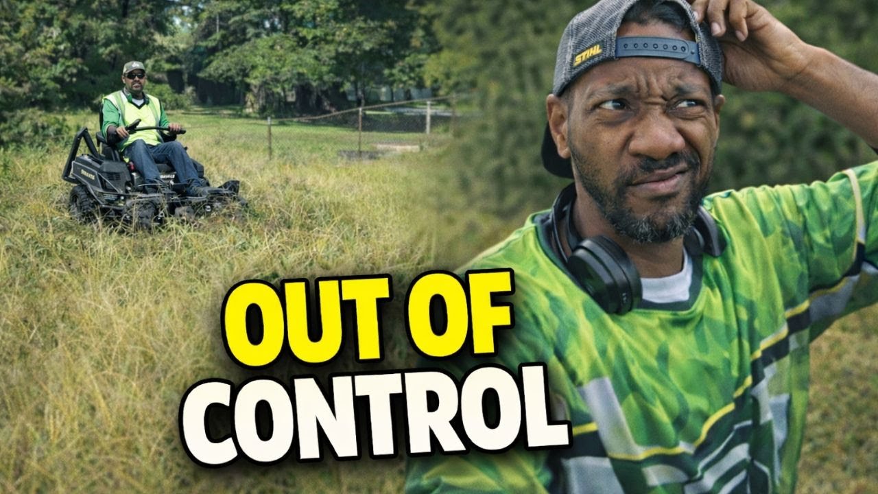 Overgrown Mowing | Almost Walked Away From This Payday in My Lawn Business