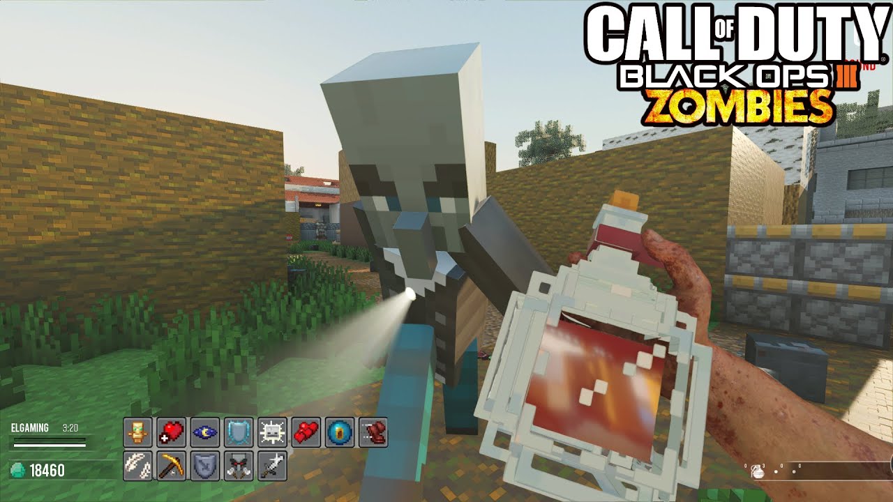 SHIPMENT CON ZOMBIES Y DE MINECRAFT CUSTOM ZOMBIES RETO MUY COMPLICADO | BLACK OPS 3 ZOMBIES