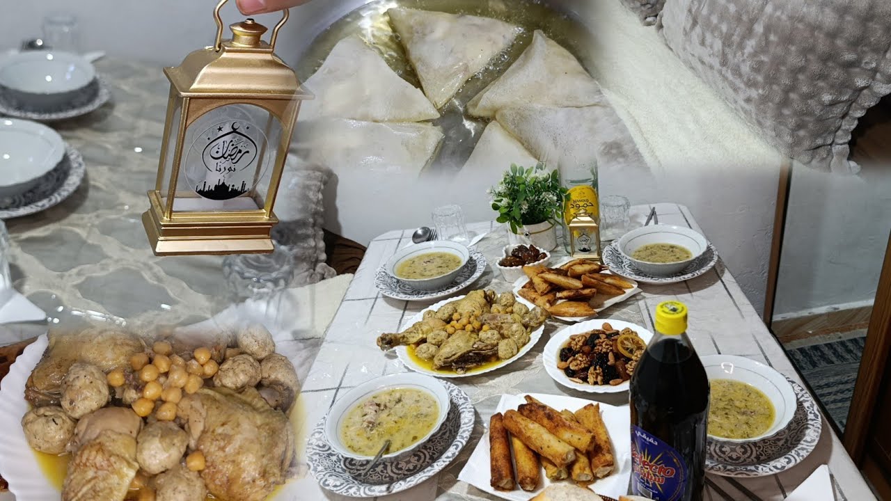 طاولتي البسيطة #لرمضان🌙روتيني في بيت و كوزينة💥تغيير طفيف يريحني نفسيا🔥🔥