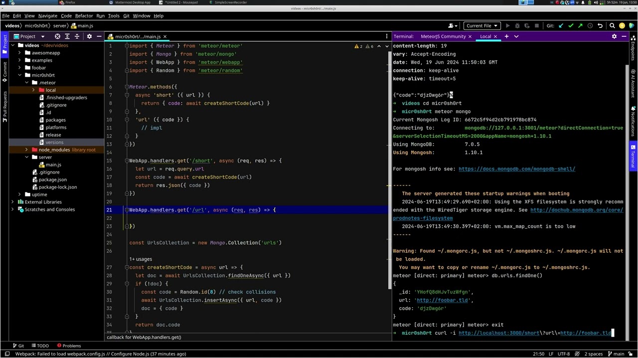 MeteorJS 3.0 Microservice Tutorial 2024