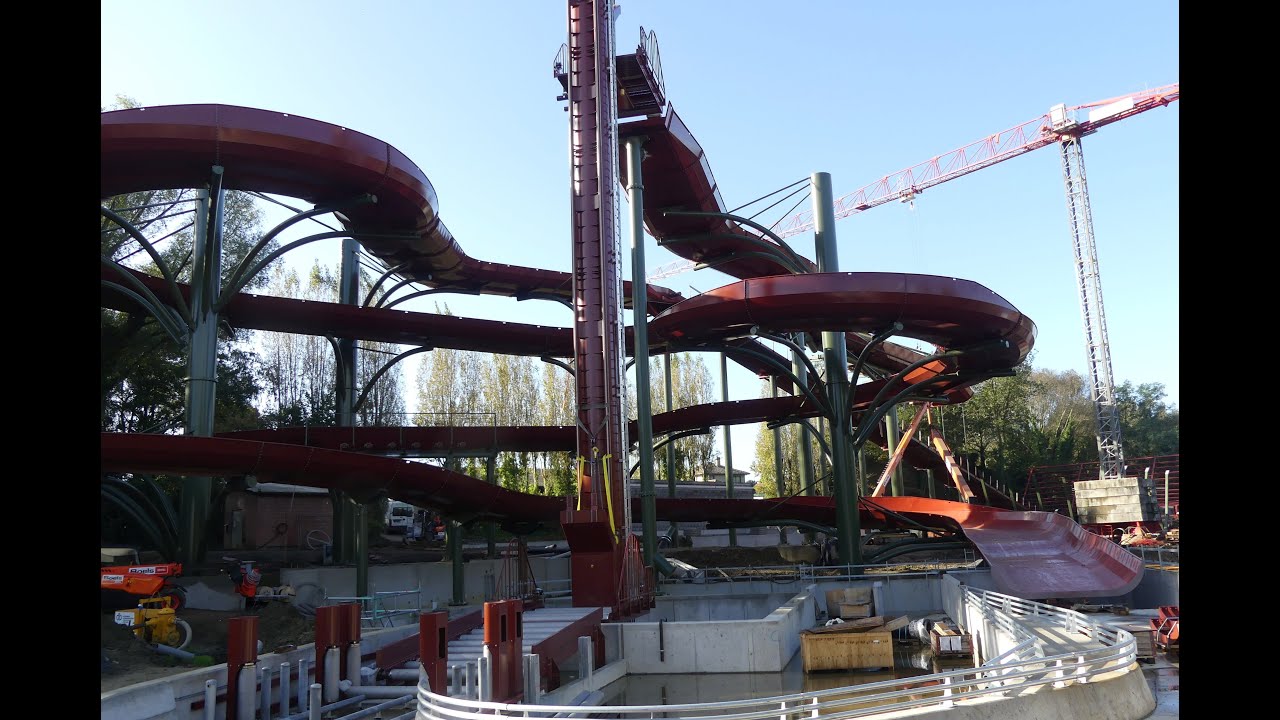 [Bellewaerde] Bouwupdate Intamin Spinning Rapids / themagebied Brazilië