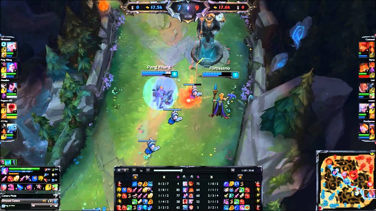 TSM Dyrus, CLG Link & CLG ZionSpartan vs. CLG Doublelift & C9 Hai - LoL Challenger NA SoloQ