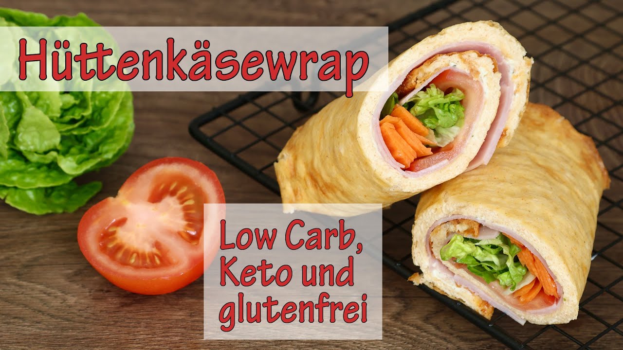 LOW CARB Hüttenkäsewrap aus nur 4 Zutaten 🤩
