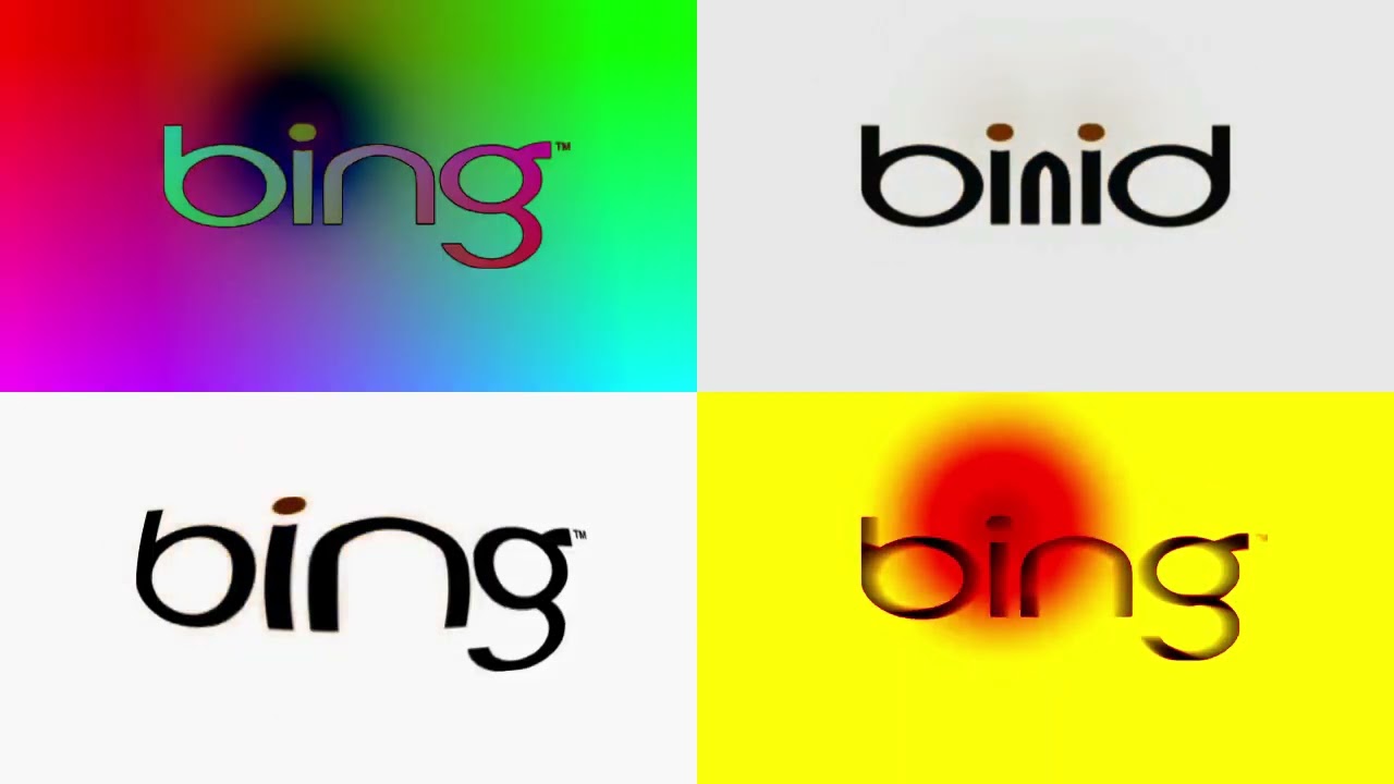 Bing Logo Effects Quadparison
