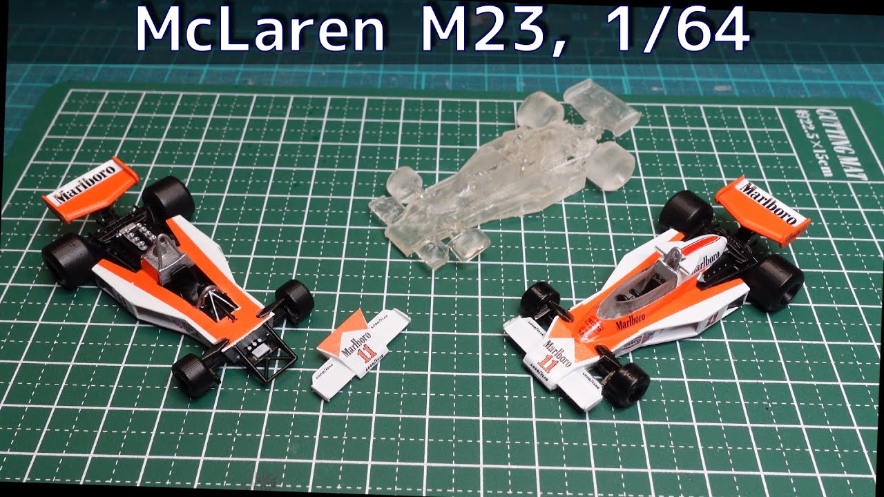 【3Dプリンター】McLaren M23 1/64 [Blender]