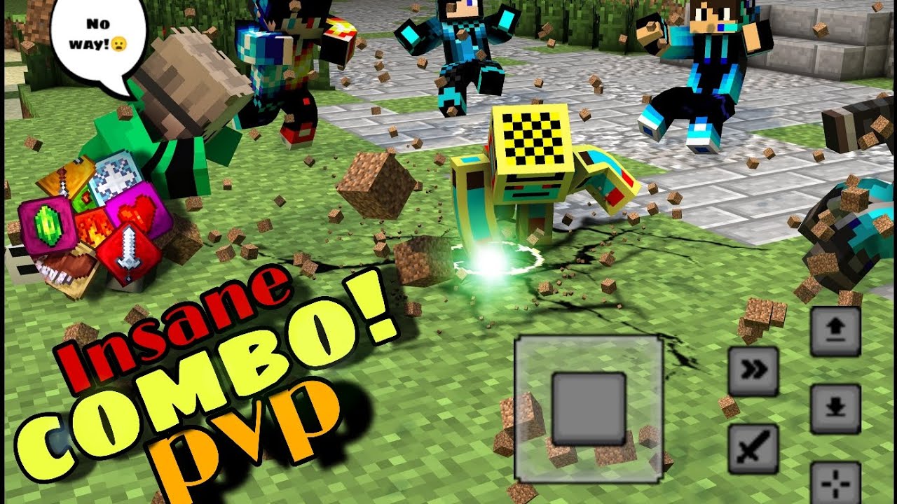 Minecraft diff. types of pvp,#mcpe #minecraft 