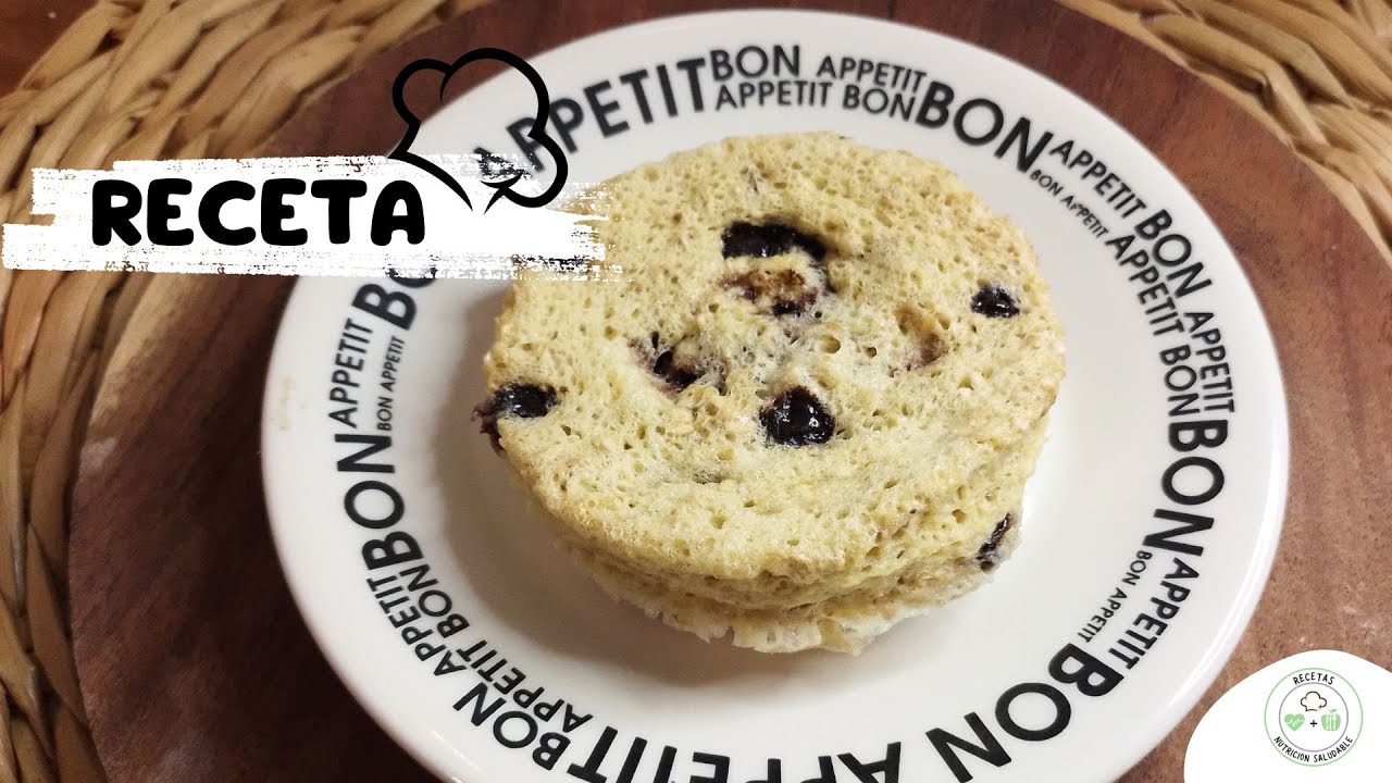 Mugcake de Chips de Chocolate!!! SIN HORNO - SIN AZUCAR - SIN HARINAS... 4 INGREDIENTES