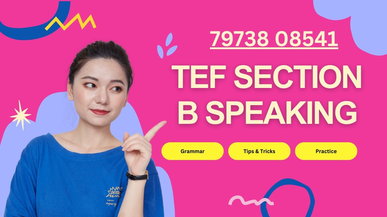 IMPARFAIT IN FRENCH |FRENCH TEF TCF PREPARATION |