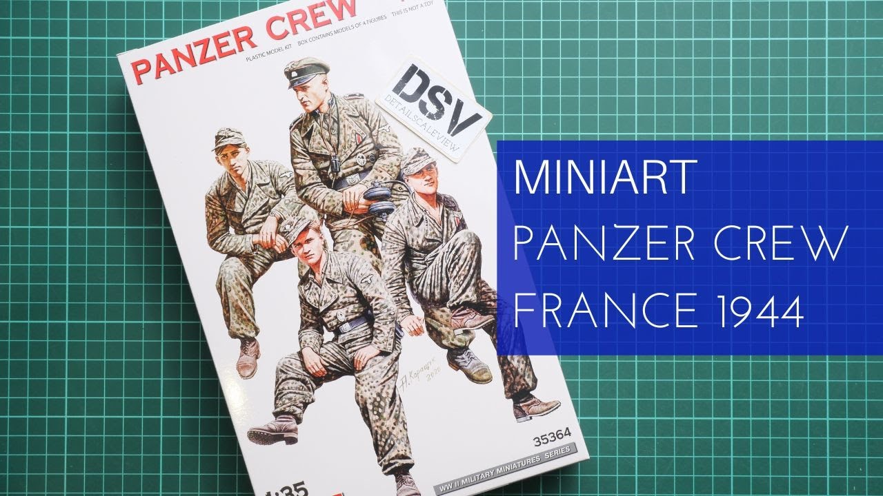 Miniart 1/35 Panzer Crew France 1944 (35364) Review