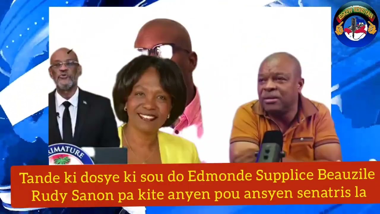 Edmonde Supplice Beauzile nan toumant,Rudy lagel san rezèv