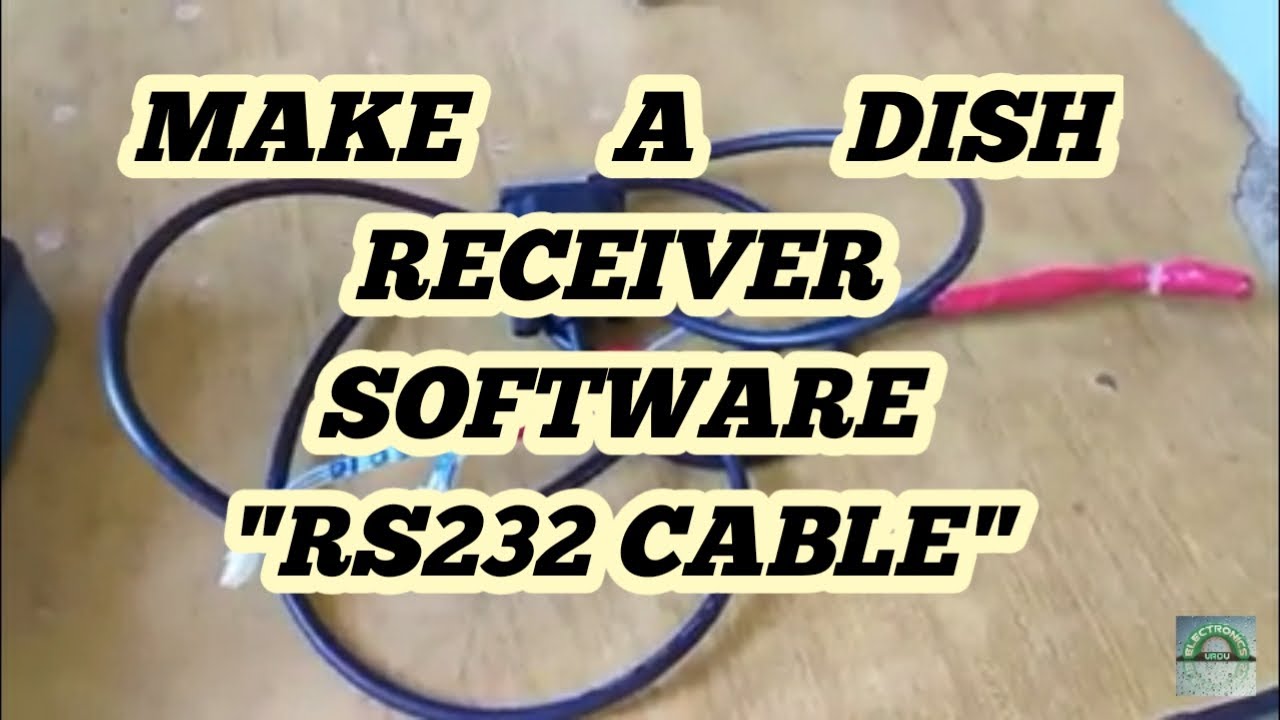 How to make a RS232 Cable In Urdu Hindi | How to make dish receiver software cable in urdu hindi