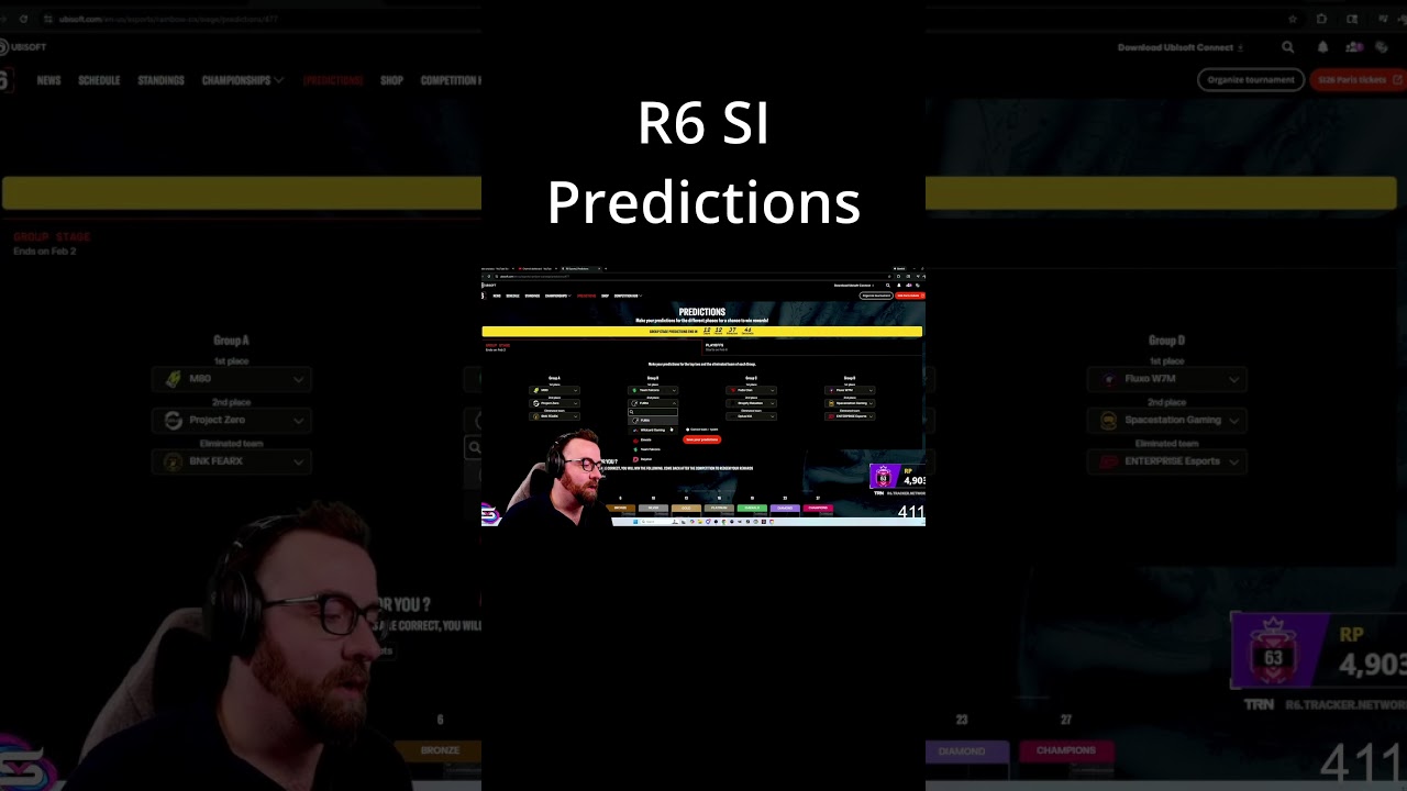 Прогнозы на R6 SI 2026 в SIEGE! 