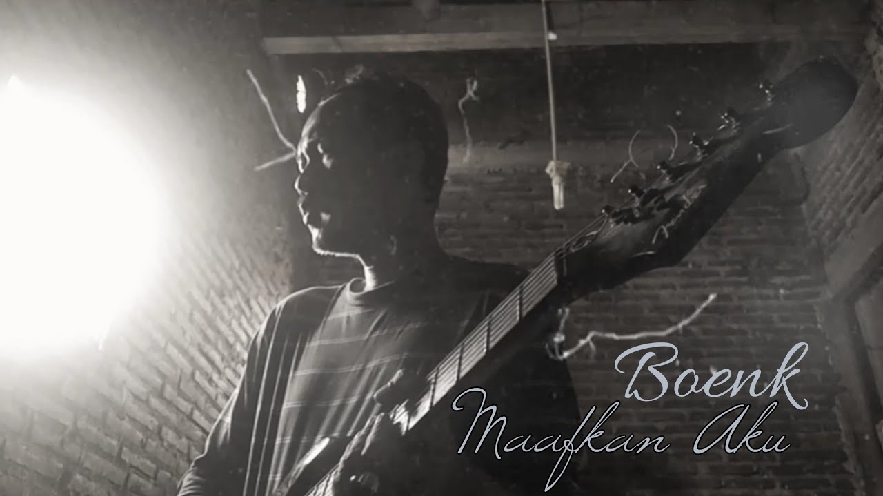 Boenk - Maafkan aku ( Official Lyric Video)