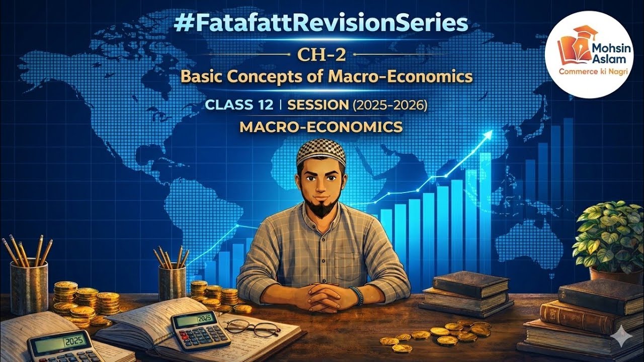 Basic Concepts of Macroeconomics | fatafatt Revision Series  | Class 12th Macroeconomics | part 1