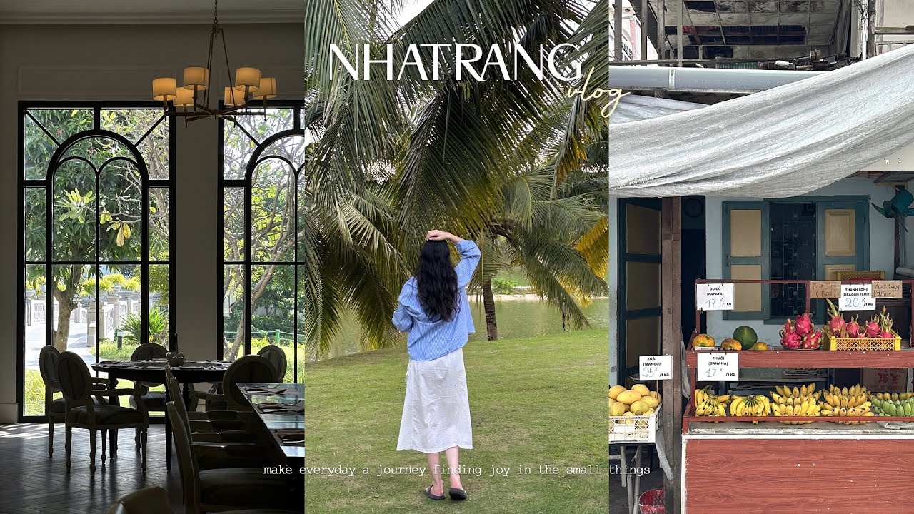 나트랑여행 브이로그 • 3박4일 완벽 힐링 자유 여행 🇻🇳, 멜리아 빈펄 깜란 비치리조트, 배달K 맛집 추천