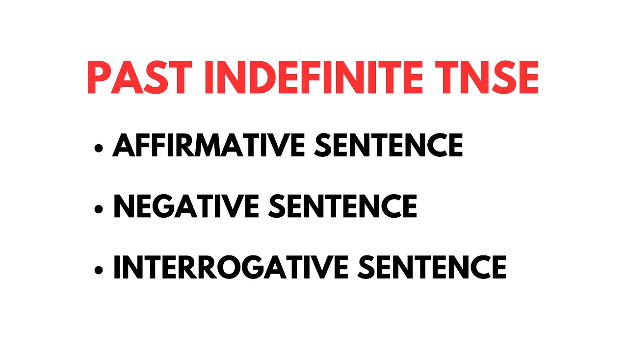 Past Indefinite Tense in English Grammar | Simple Past Tense Rules, Examples & Practice