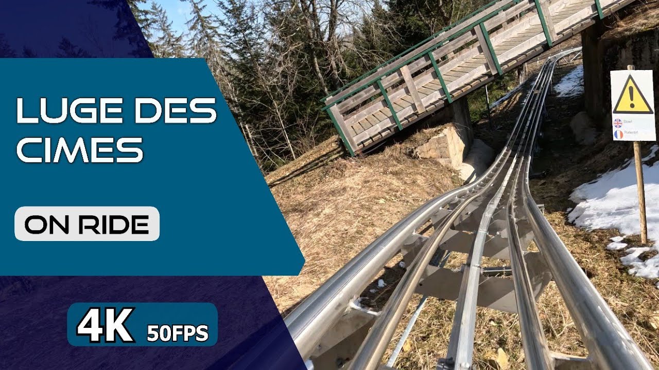 Luge des Cimes- Station de Métabief 2025 (On ride/4K 50 fps)