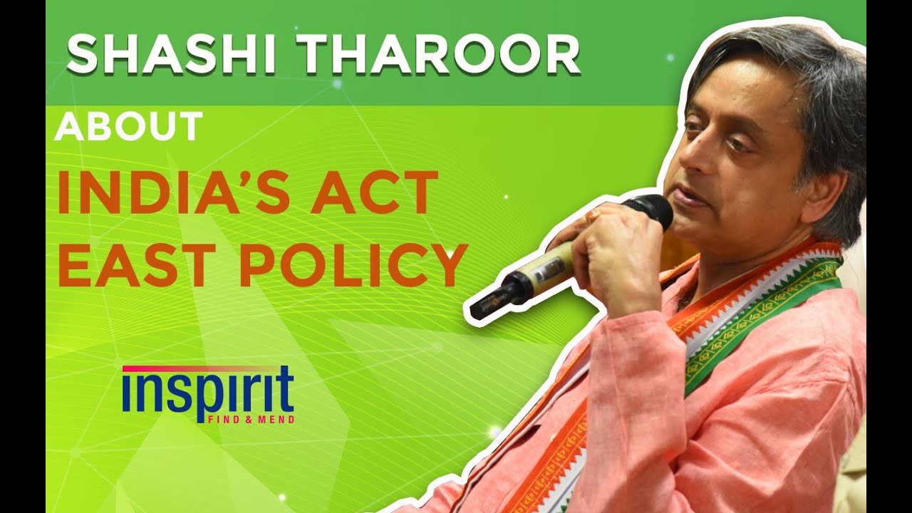 Shashi Tharoor speaks about India's 