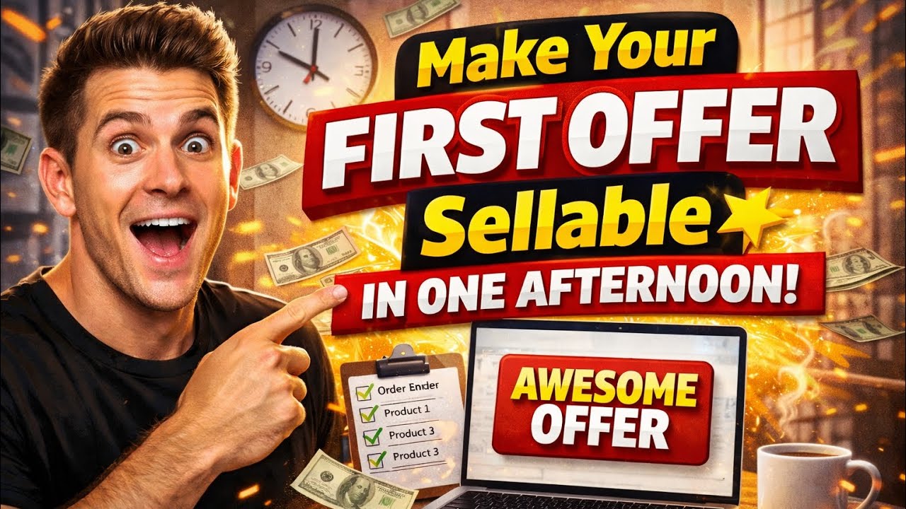 Your First Offer: Make it Sellable in One Afternoon 